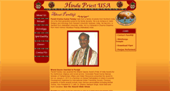 Desktop Screenshot of hindupriestusa.com