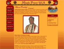 Tablet Screenshot of hindupriestusa.com